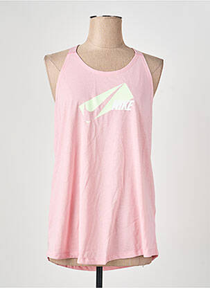 Débardeur coupe droite sans manche rose NIKE femme