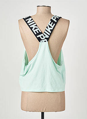 Débardeur coupe droite sans manche vert NIKE femme