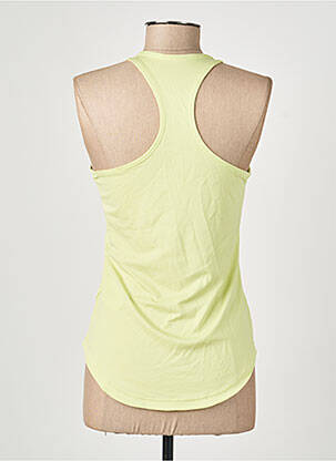 Débardeur sérigraphie floquée sans manche jaune NIKE femme