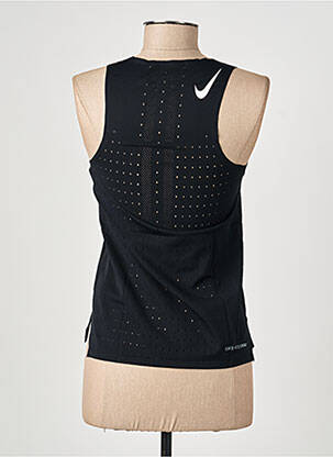Débardeur sérigraphie floquée sans manche noir NIKE femme