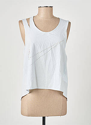 Débardeur coupe droite sans manche bleu NIKE femme