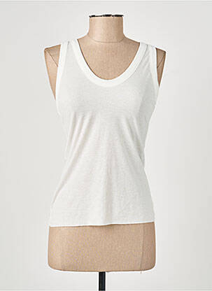 Débardeur coupe cintrée sans manche blanc NIKE femme