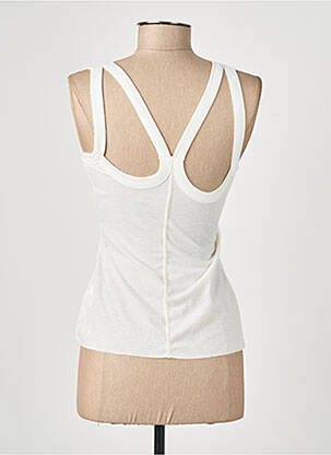 Débardeur coupe cintrée sans manche blanc NIKE femme