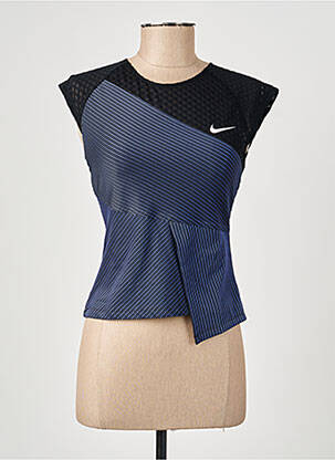 T-shirt stretch manches courtes noir NIKE femme