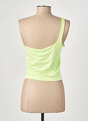 Top stretch sans manche vert NIKE femme