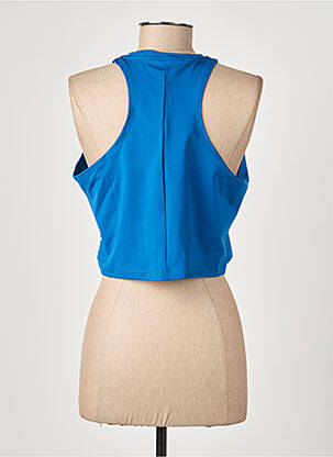 Top coupe cintrée sans manche bleu NIKE femme