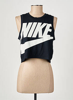 Top manches courtes manches courtes noir NIKE femme