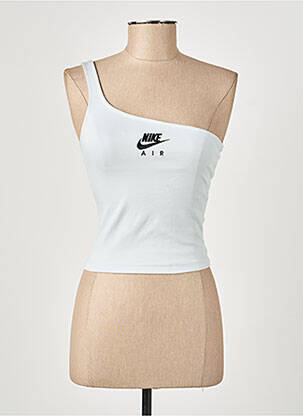 Top stretch sans manche gris NIKE femme