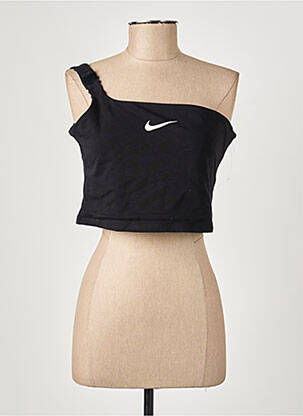 Top stretch sans manche noir NIKE femme