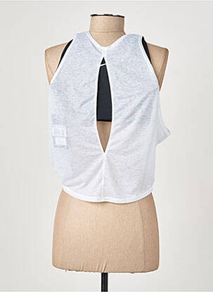 Top sans manche sans manche blanc NIKE femme