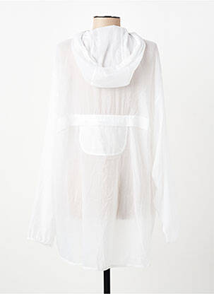 Coupe-vent manches longues a capuche blanc NIKE femme