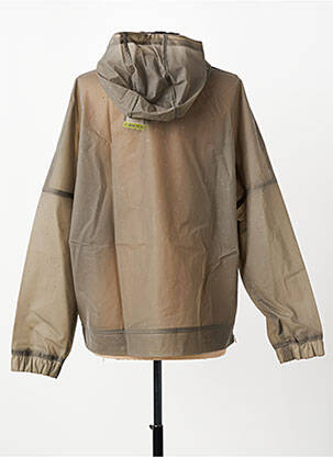 Coupe-vent manches longues a capuche marron NIKE femme