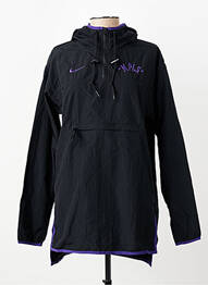 Coupe-vent poches a capuche noir NIKE femme
