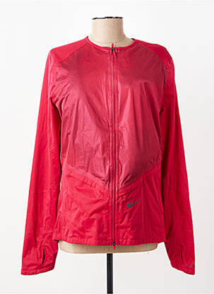Coupe-vent finition intérieure doublée sans capuche rouge NIKE femme
