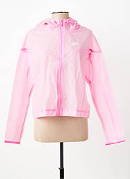 Coupe-vent poches a capuche rose NIKE femme