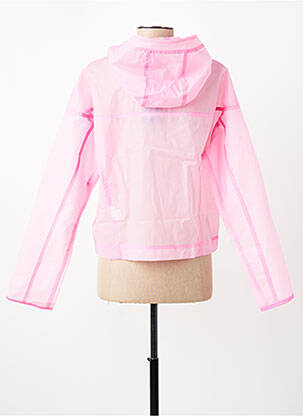 Coupe-vent manches longues a capuche rose NIKE femme