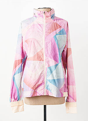 Coupe-vent manches longues a capuche rose NIKE femme