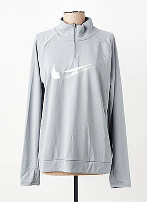T-shirt manches longues manches longues gris NIKE femme