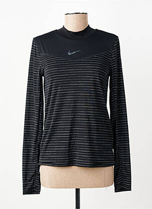 T-shirt manches longues manches longues noir NIKE femme