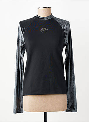 T-shirt manches longues manches longues noir NIKE femme