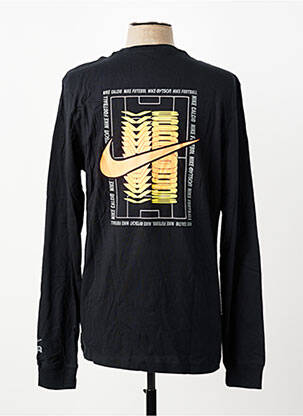 T-shirt coupe cintrée manches longues noir NIKE homme