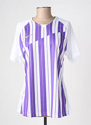 T-shirt imprimé fantaisie manches courtes blanc NIKE femme