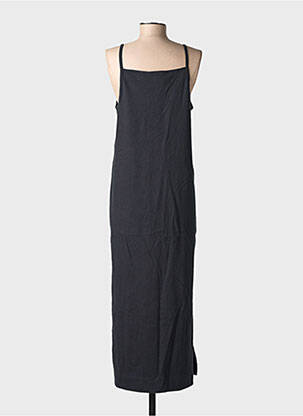 Robe longue coupe cintrée fines bretelles noir NIKE femme