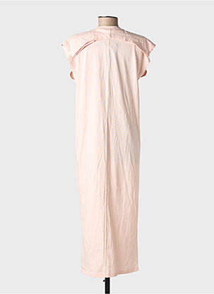 Robe longue manches courtes manches courtes rose NIKE femme