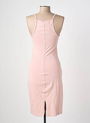 Robe mi-longue fines bretelles rose NIKE femme