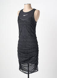 Robe mi-longue imprimé fantaisie sans manche noir NIKE femme