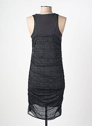 Robe mi-longue imprimé fantaisie sans manche noir NIKE femme