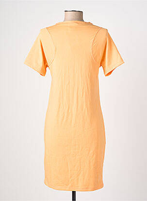 Robe courte manches courtes manches courtes orange NIKE femme
