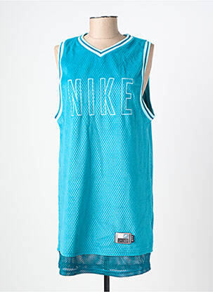 Robe courte sans manche sans manche bleu NIKE femme