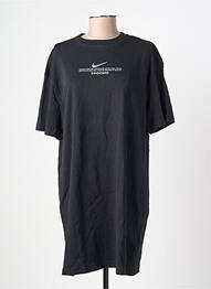 Robe courte manches courtes manches courtes noir NIKE femme
