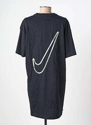 Robe courte manches courtes manches courtes noir NIKE femme