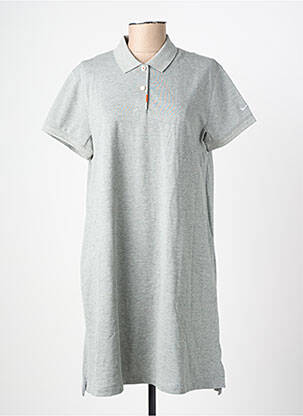 Robe courte manches courtes manches courtes gris NIKE femme