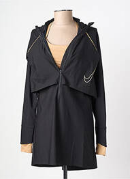 Robe courte manches longues manches longues noir NIKE femme