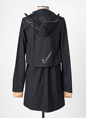 Robe courte manches longues manches longues noir NIKE femme