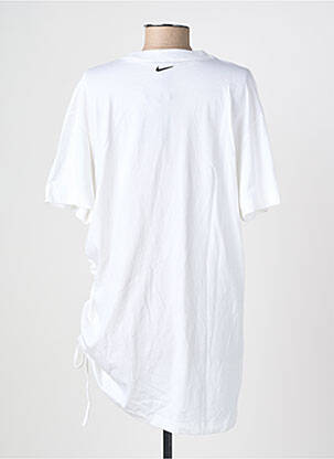 Tunique manches courtes tissage jersey blanc NIKE femme