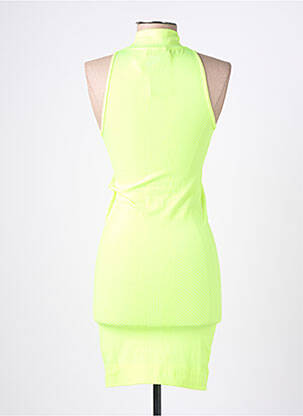 Robe courte sans manche sans manche jaune NIKE femme