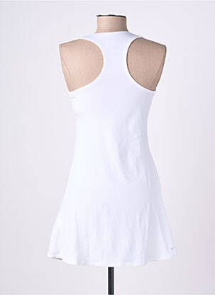 Robe courte sans manche sans manche blanc NIKE femme