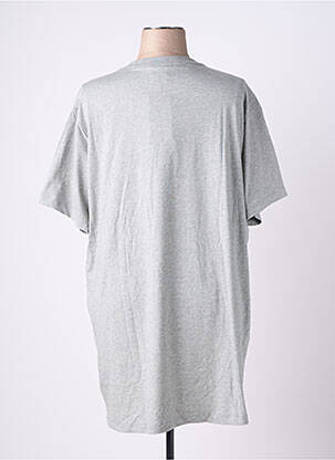 T-shirt coupe droite manches courtes gris NIKE femme