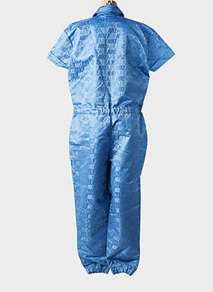 Combi-pantalon col chemisier manches courtes bleu NIKE femme
