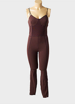 Combi-pantalon fines bretelles fines bretelles marron NIKE femme
