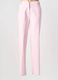 Jeans coupe slim stretch taille normale rose GUY DUBOUIS femme