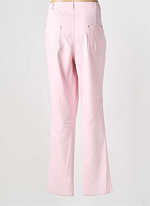 Jeans coupe slim stretch taille normale rose GUY DUBOUIS femme