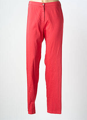 Pantalon droit stretch taille normale rose MERI & ESCA femme