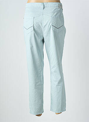 Pantalon 7/8 stretch taille normale bleu GUY DUBOUIS femme