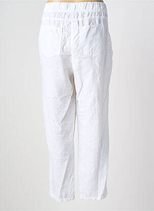 Pantalon 7/8 taille élastique taille normale blanc MERI & ESCA femme