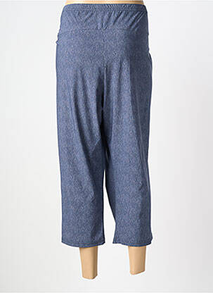 Pantacourt coupe droite taille normale bleu MERI & ESCA femme
